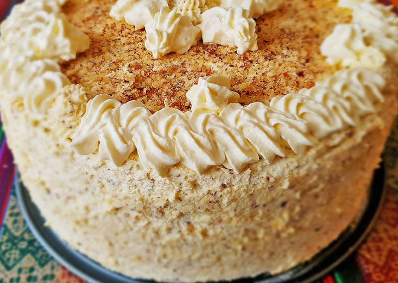 Creamy Nut Cake